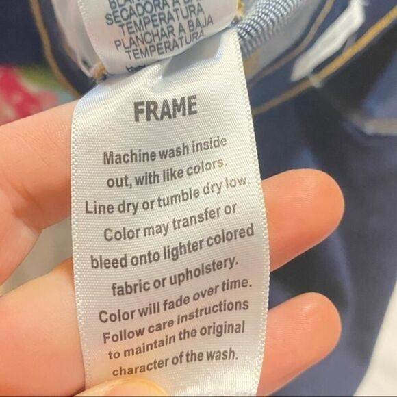 FRAME Denim Medium Wash Le High Skinny Crop Grove Street Jeans Size 27 - Picture 10 of 12